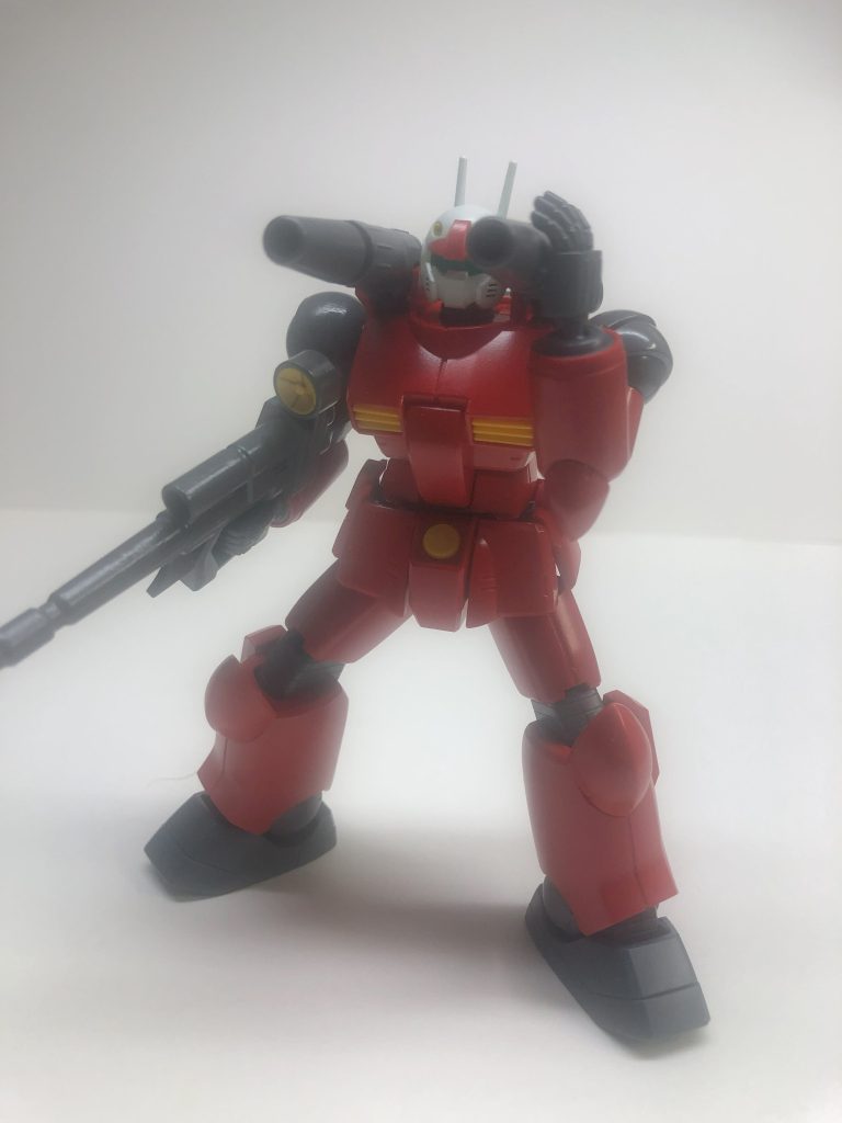 続いてがんきゃのんぼやけすぎだろ!!!!!!なんで二機同時なのかというと、同時並行で作っていたところ同時に完成したからですマーキングは今回は貼りませんでした、3機そろったタイミングでそれぞれに番号をふってあげようとおもいますバイザー裏を銀で塗りましたが効果あるんすかね???