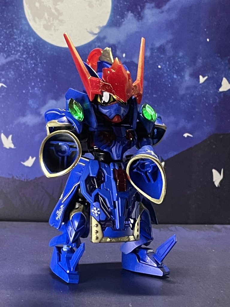 着物っぽくなるようにパーツを組み合わせてなんとかそれっぽい形にエドワードの袖口を逆にしたらシルエットが似たのと、とあるギミックに使えそうな部分があり、一石二鳥でした