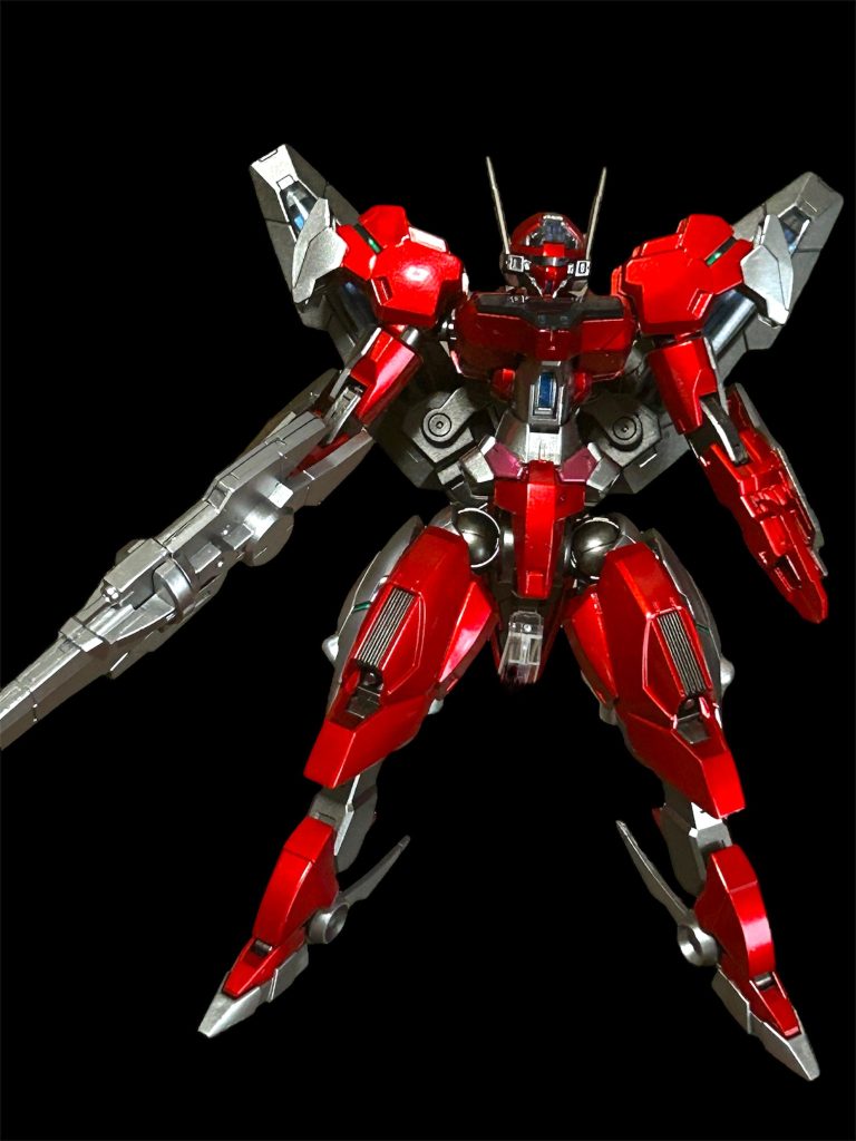 某展示会用にWを作ったので…相方も…と言う事で…モチーフは仮面ライダーアクセルです。ガンドノード自体がメタルヒーローっぽいのでやってみましたが…あまりに似てませんね💦