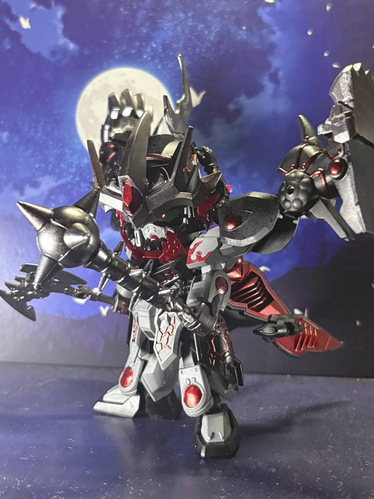 武器の鎖は付けていたんですが、ポロポロ外れたので取ってます大型化してハッタリが効いてます