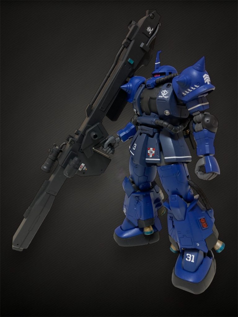 全体写真何気にこのザクⅡが自分が制作した中で一番気に入っている作品です。