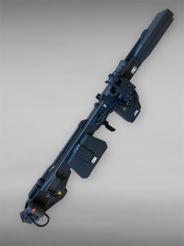 持ち手側の写真がないのですが、可動するようにして構えやすくしてあります。サムネの手元を見てもらえるとわかりやすいかもです。