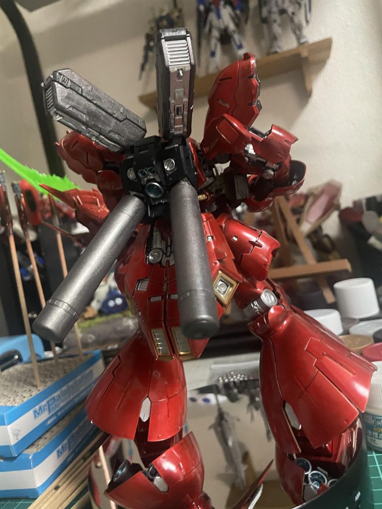 ファンネルポッドは焼鉄色で🩵