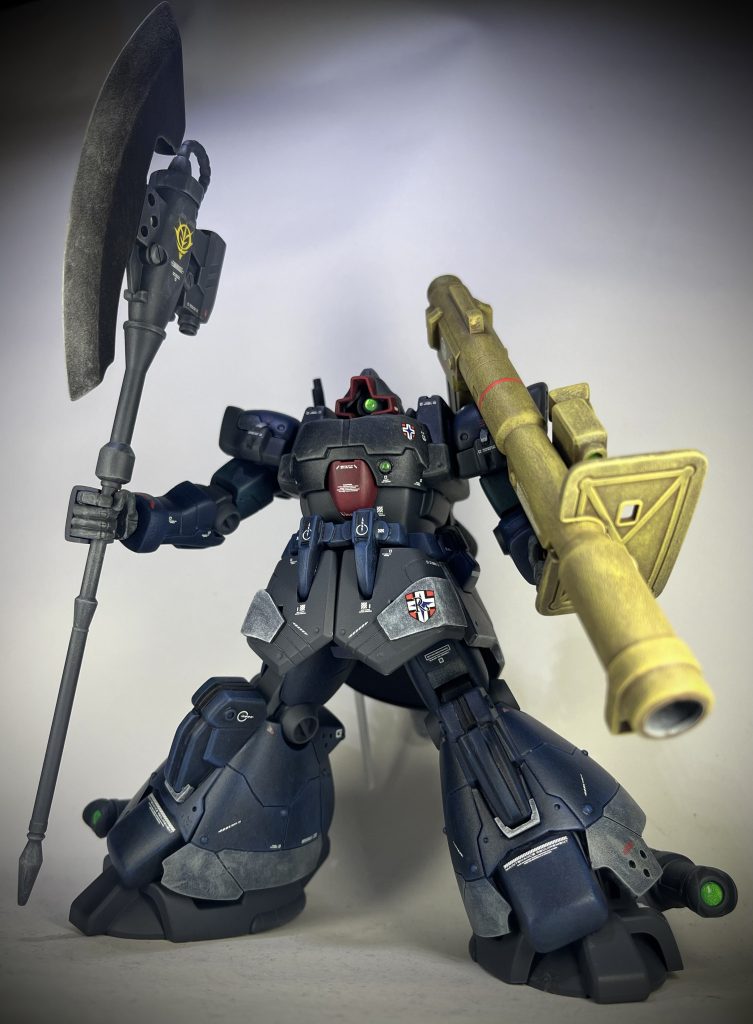 決めポーズ！この風、この肌触りこそ戦争よ！