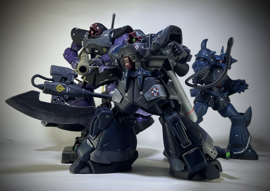 ランバ・ラル隊ショット！ラルの愛機を譲り受け、アコースはグフを、コズンはドムを駆り、共に戦場へと向かう。最後までお付き合い頂き、誠に有難う御座いました。