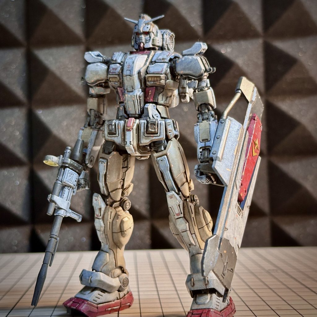 完成後、写真じゃわかりにくいけど、シルバー、銅色、メタリックでチッピングしまくってます素立ちが一番しっくりくる気がします