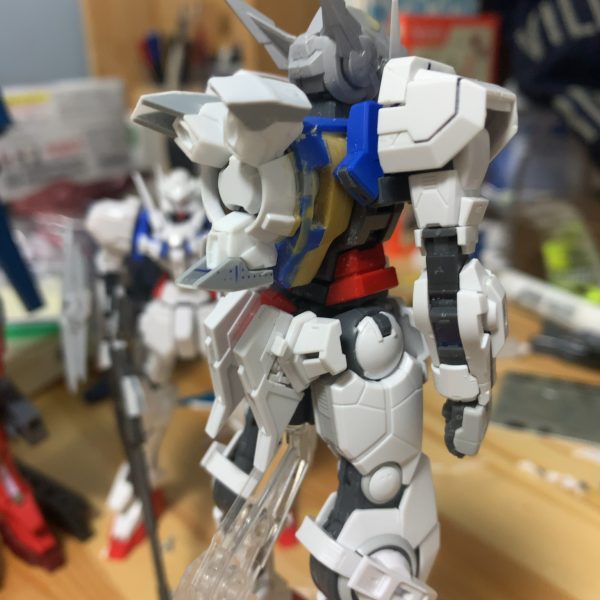 メタルビルドガンダムアストレアのGＮドライブのようにスラスターが展開します！マジで細かくて大変だった！俺よく頑張ったよ😭（3枚目）