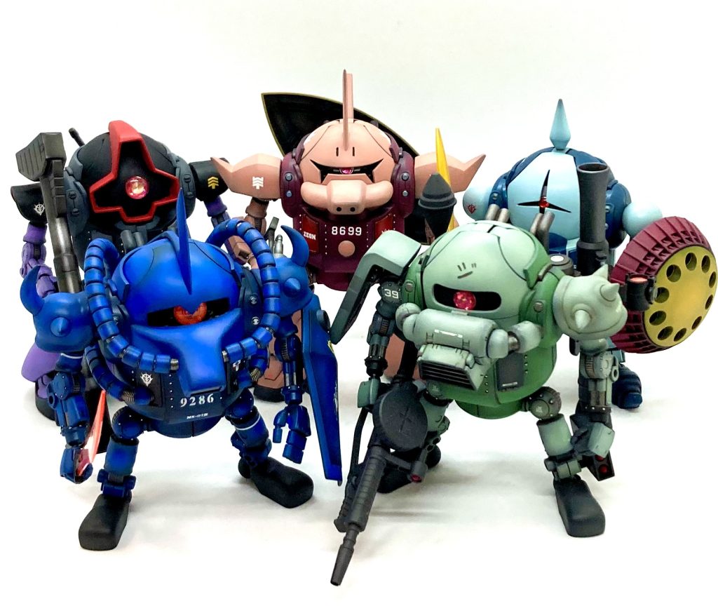 『ジオン軍モビルスーツハロ』コンプリートまであと僅か！  残すはジオングハロのみ！って思ってたら…   M-93986を忘れてましたね😅ｶﾞﾃﾞﾑﾊﾛ？