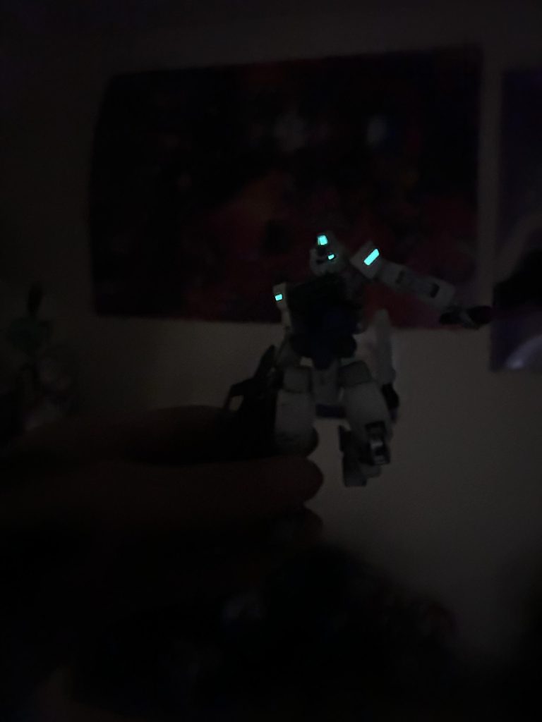 めっちゃ光ります