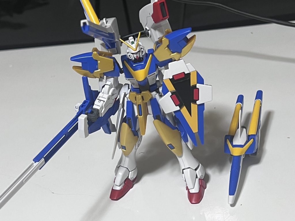 一応これで完成😎何か乗り物も付いてきたゼァ❗️武器は長くて映えますね✨