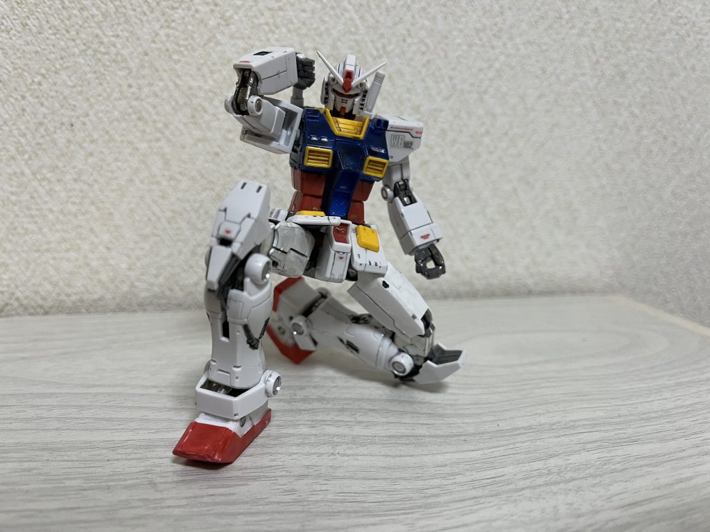 いつもの膝立ち