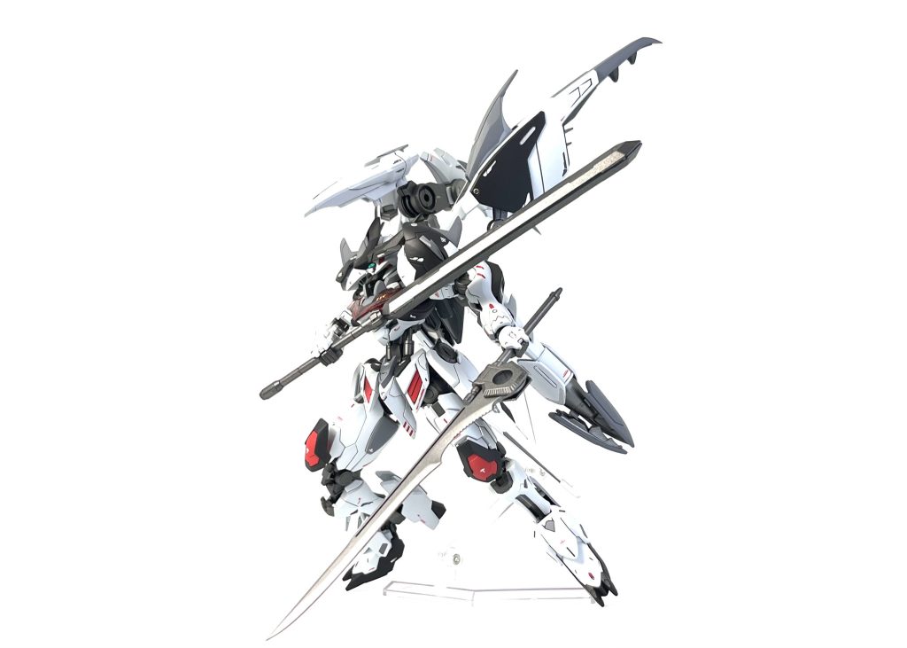 改造点・顔、腕、フロント、脚、バルバトスルプスを使用・胴体、腿、脛、ルブリス系に移植・武器、グランドスラム追加