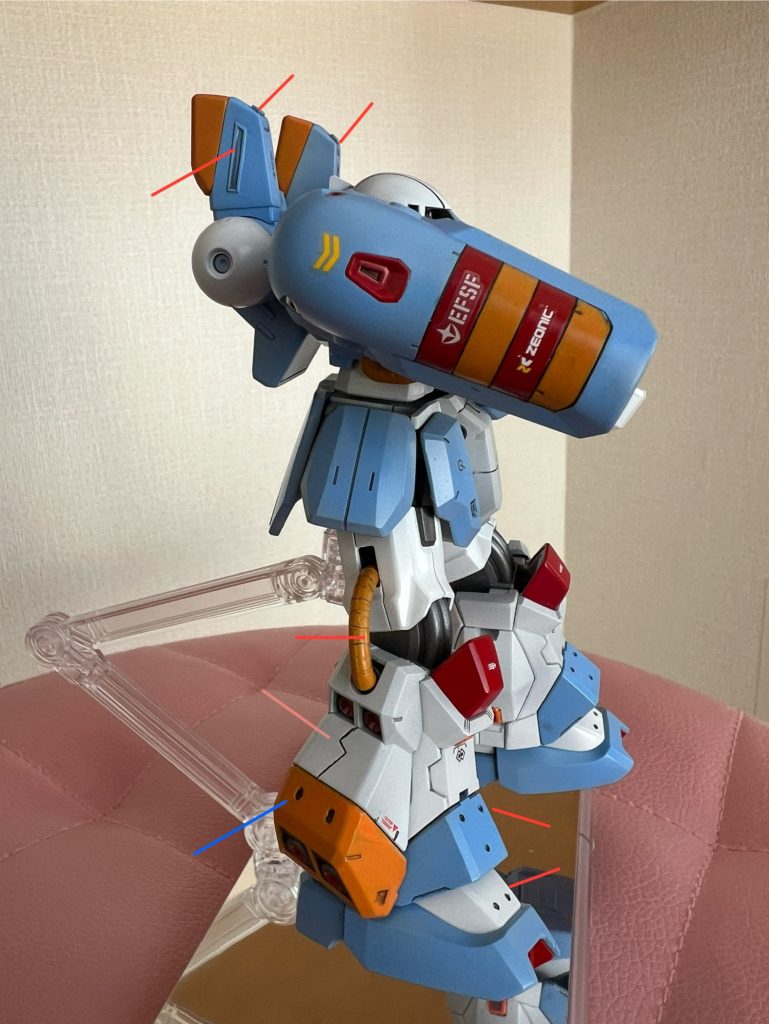 デカールがEFSFとZEONIC社というカオス。