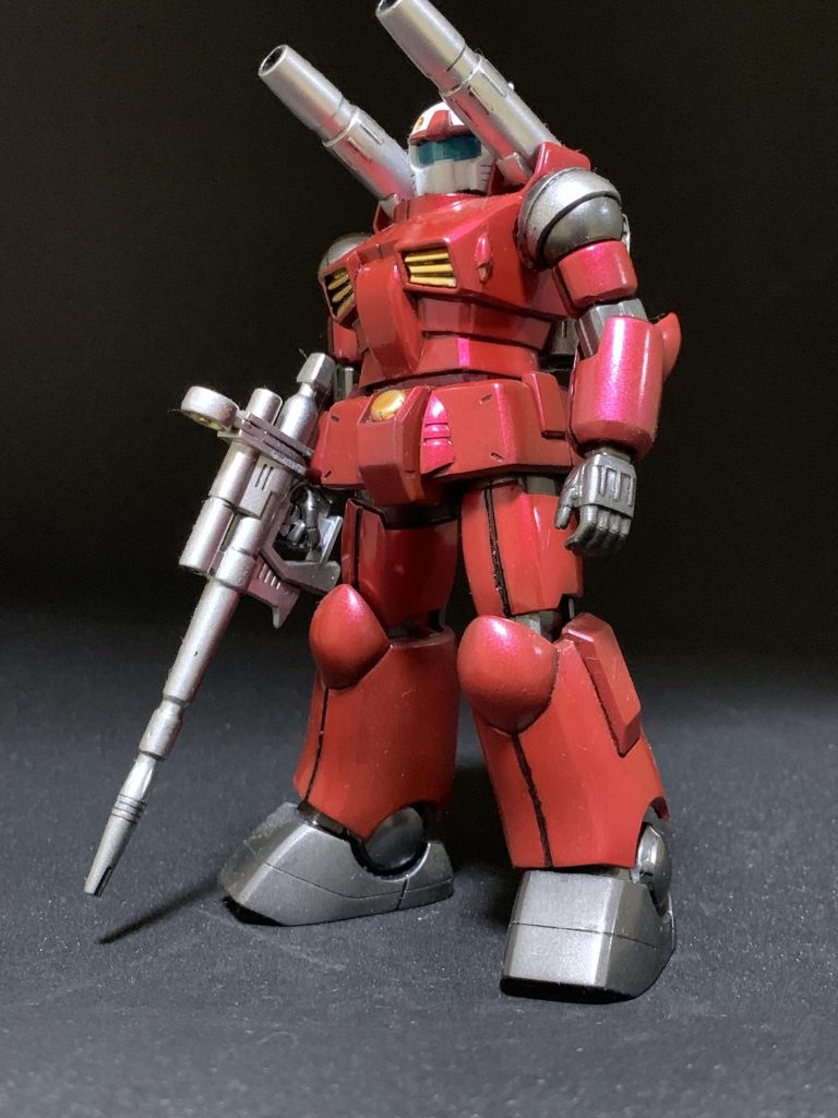 旧HGUC 1/144 RX-77-2 ガンキャノン　メタリック塗装–2枚目/制作者：カイザー
