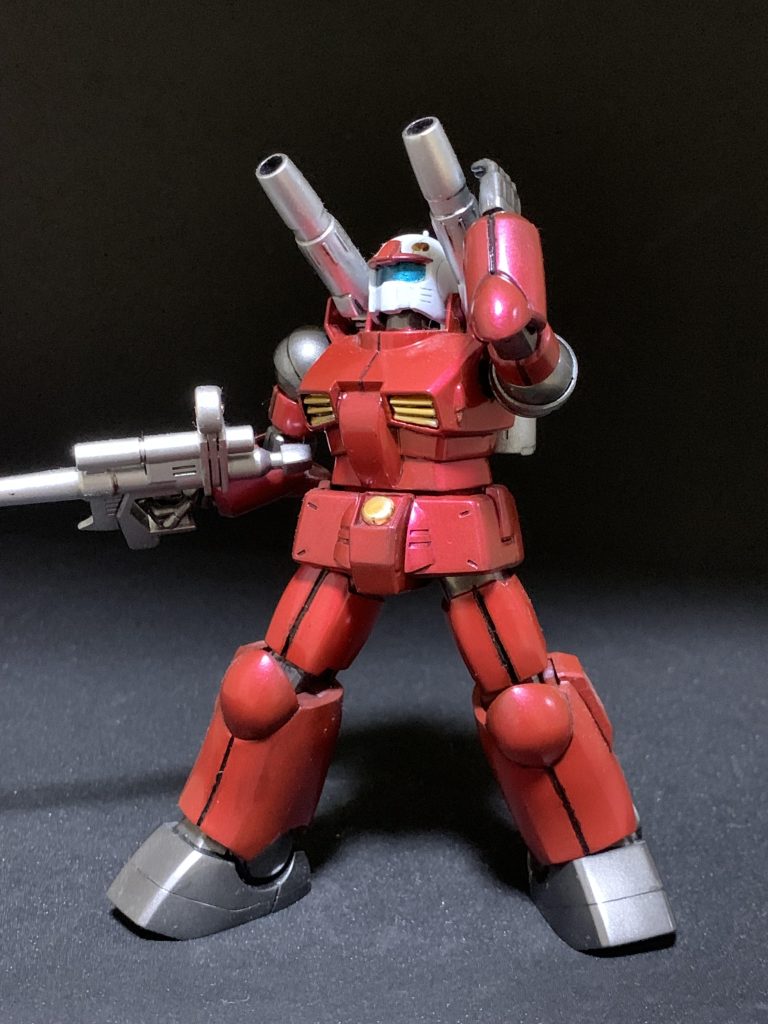 旧HGUC 1/144 RX-77-2 ガンキャノン　メタリック塗装–5枚目/制作者：カイザー