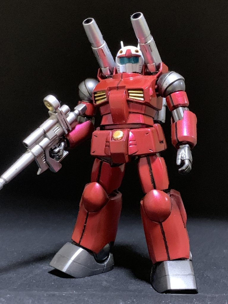 旧HGUC 1/144 RX-77-2 ガンキャノン　メタリック塗装–4枚目/制作者：カイザー