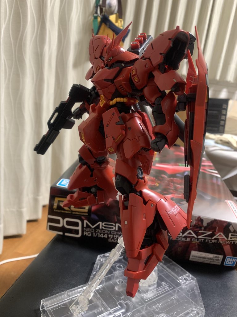 作ってて楽しく、ストレスなくポージングも出来て、カッコイイ、素晴らしいキットでした🫡