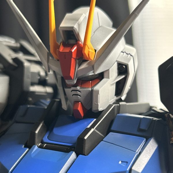 60分の1ストライクガンダム思ったより大きくてパーツ塗装が楽しめています^_^（1枚目）