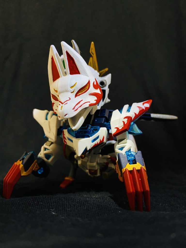 狐だけに、塗ったら化けました笑一手間かけるだけでめちゃカッコいいです✨