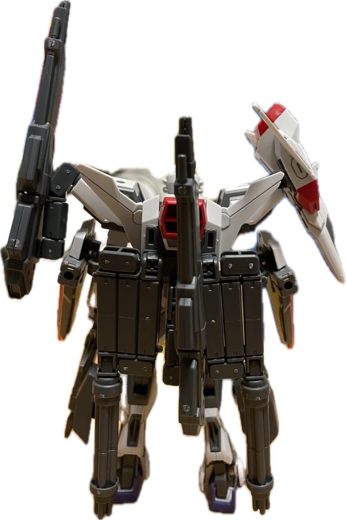 バックバックのエクシードブースターにパワードアームズパワーダーのパーツを盛り合わせています。