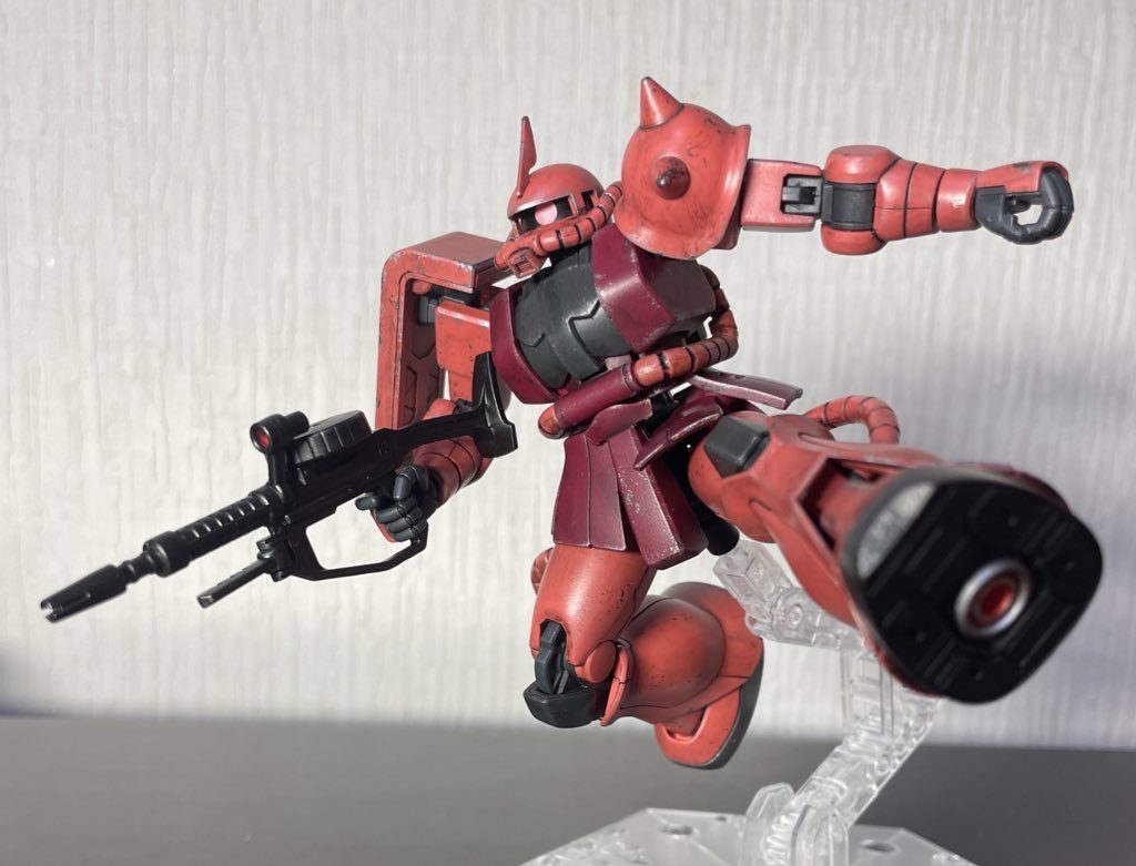 HG シャア専用ザクII 完成｜gakkoASPさんのガンプラ作品｜GUNSTA