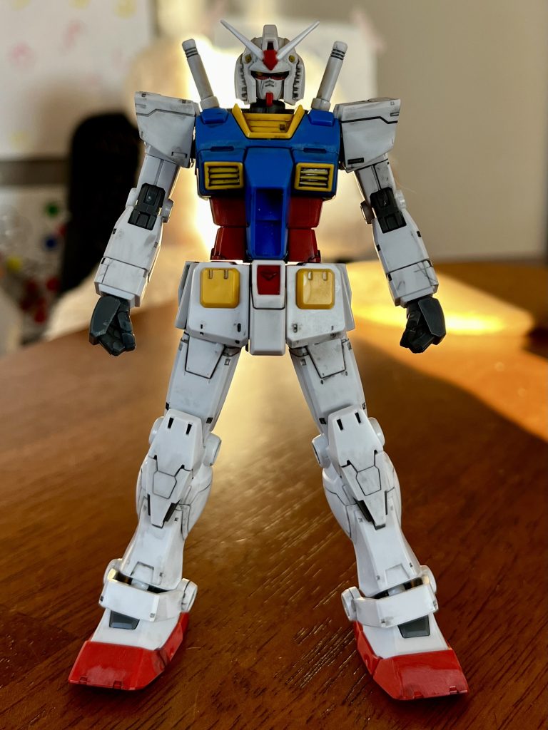 スミ入れヘタですね。まぁ拭き取りの汚れもヨゴシと思って気にしてません。