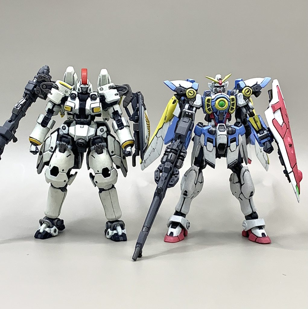 以前作ったウイングと並べて