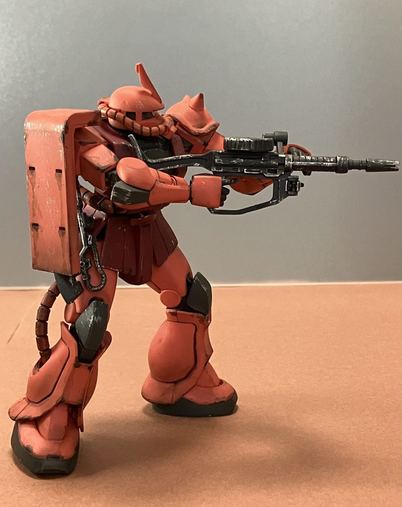 自己満足ですが、シールドの汚れが気に入っています。