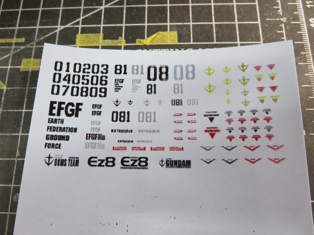 デカールも作りました