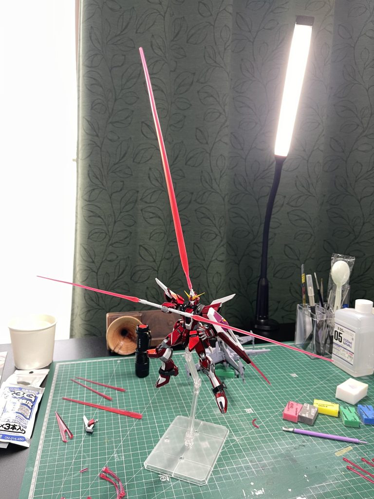 通称、破廉恥ブレードの大型化、連結ビームサーベルも派手にする為に大型化しました。