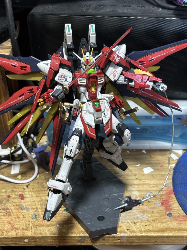 追加武装のスクリューウェッブ(自作)。ガンブレ4のムチ系武器の使い易さに感動し、急遽作成。