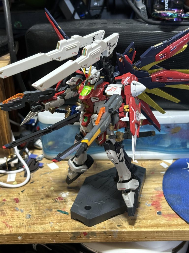 フリーダムガンダム系で御決まりのハイマットフルバースト。