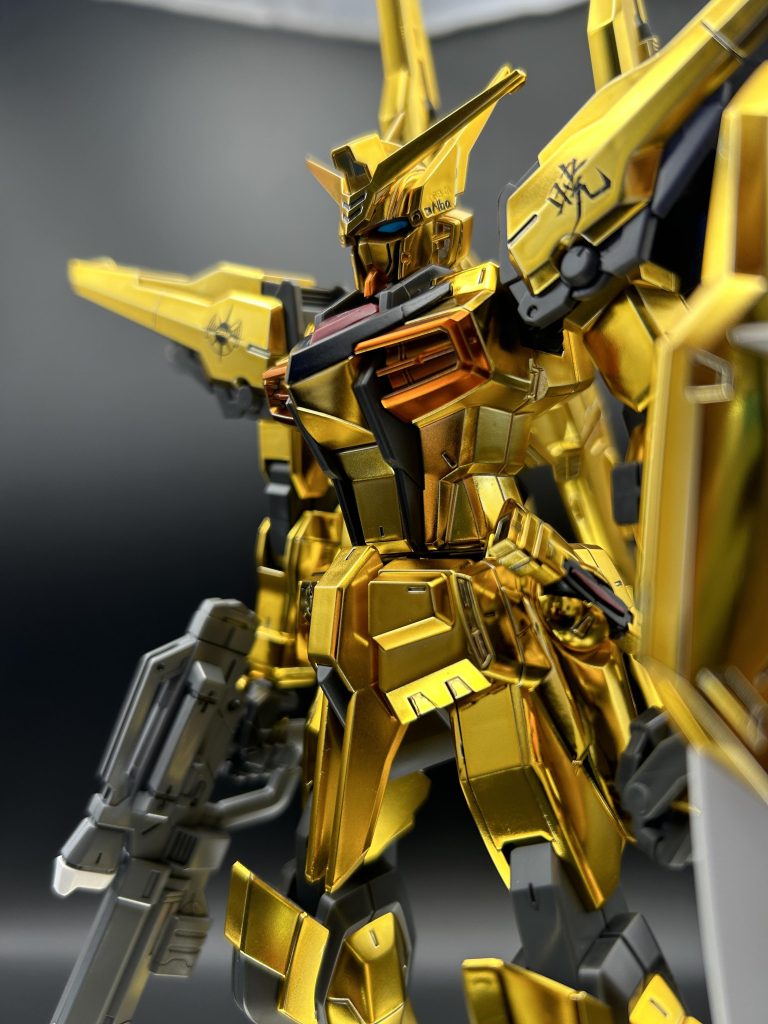 旧キット1/100アカツキガンダム–2枚目/制作者：のん