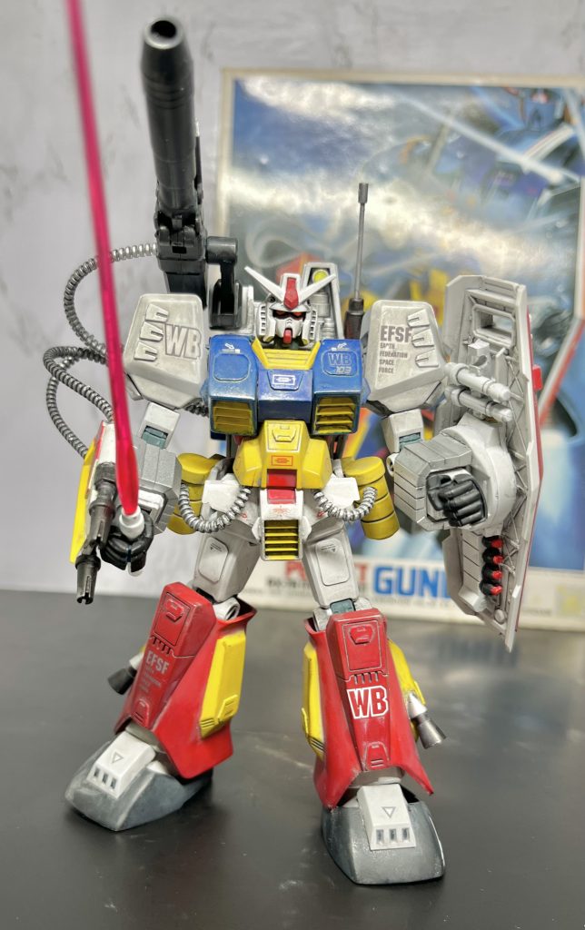 あまり手をかけずにHG品質を目指して作成しました。自分的には及第点は取れたと思います(笑)