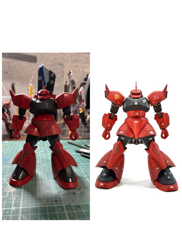 ノーマルとのビフォーアフターです。