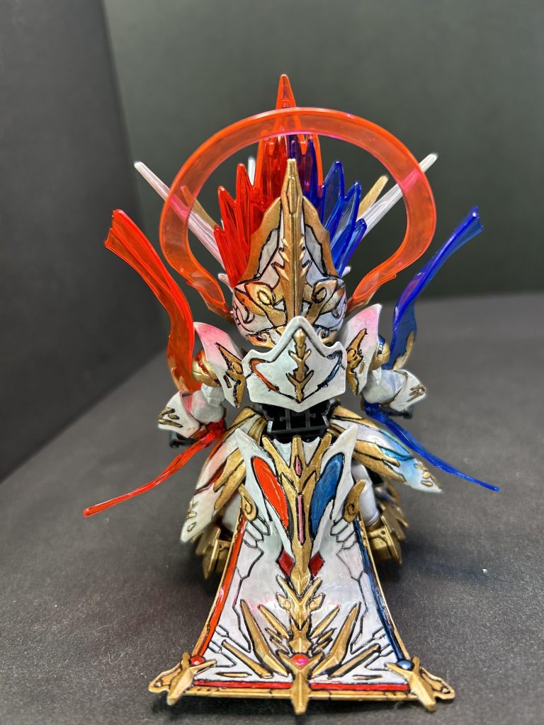 後ろ。キットの造形はカッコ良いし、値段に対しては凄いコスパ良いです。最背中の肉抜き埋めておけばヨカッタ。。。