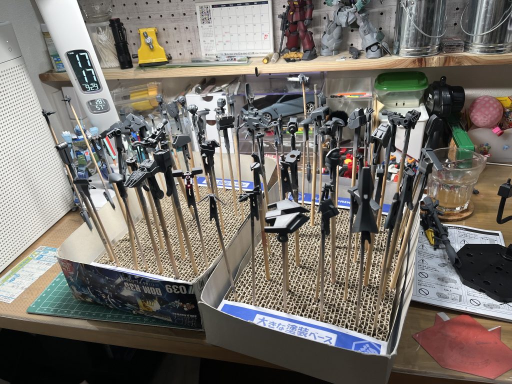 メカサフ スーパーヘヴィーをエアブラシにて塗装ここまではいつも通り!なんの問題もなく塗装完了!