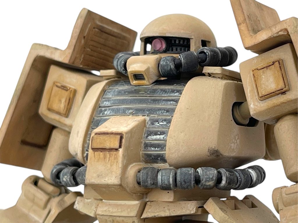 頭部はHGザクII(リバイブ版)をミキシングしました