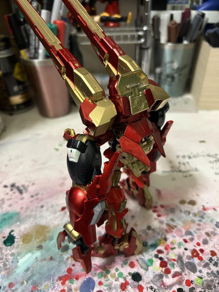 背中にセラヴィーIIのGNバズーカを装備して、遠距離砲撃可能にしてみましたw