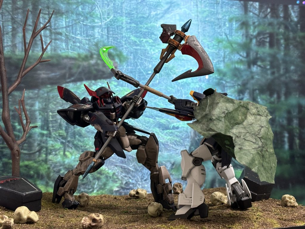 デスサイズとグレモリーの鎌対決。鎌ってかっこいいんですが、武器として使う場合引っかけるように引いて攻撃するんすかね?真面目に考えると槍や剣のが強そうに感じてしまう…まぁ、ロマン武器だよなぁ