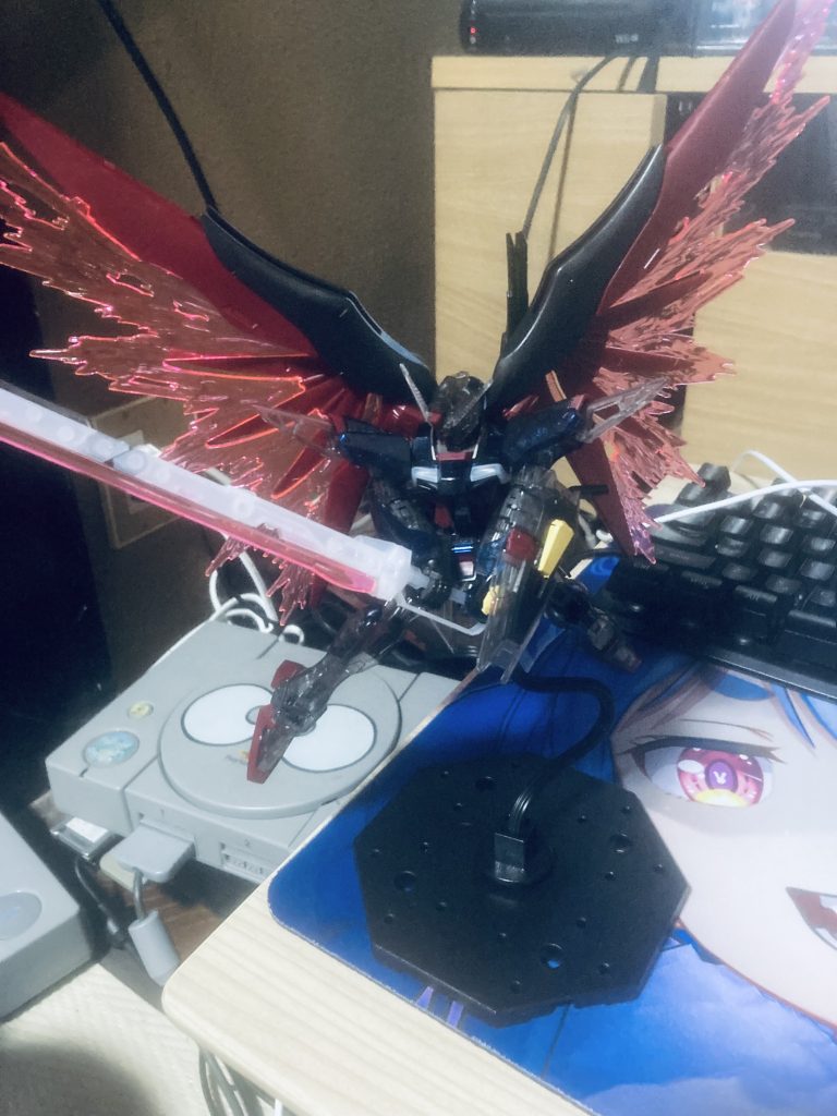 分身はこうやるんだァァァァ※鍔の部分展開するのを忘れてました