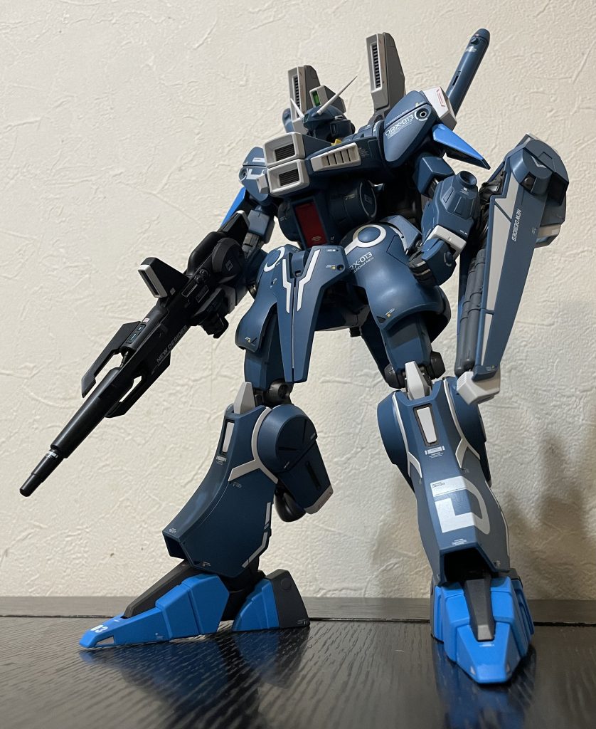 いやー、今まで《MG》で1番カッコいいのは、『νガンダムver.ka』だと思ってましたが、個人的に更新してしまいそうです！！😵準サイコミュ搭載のオールドタイプ向け最強ガンダム！！🤩メチャクチャカッコいいです♪♪♪☝️😆