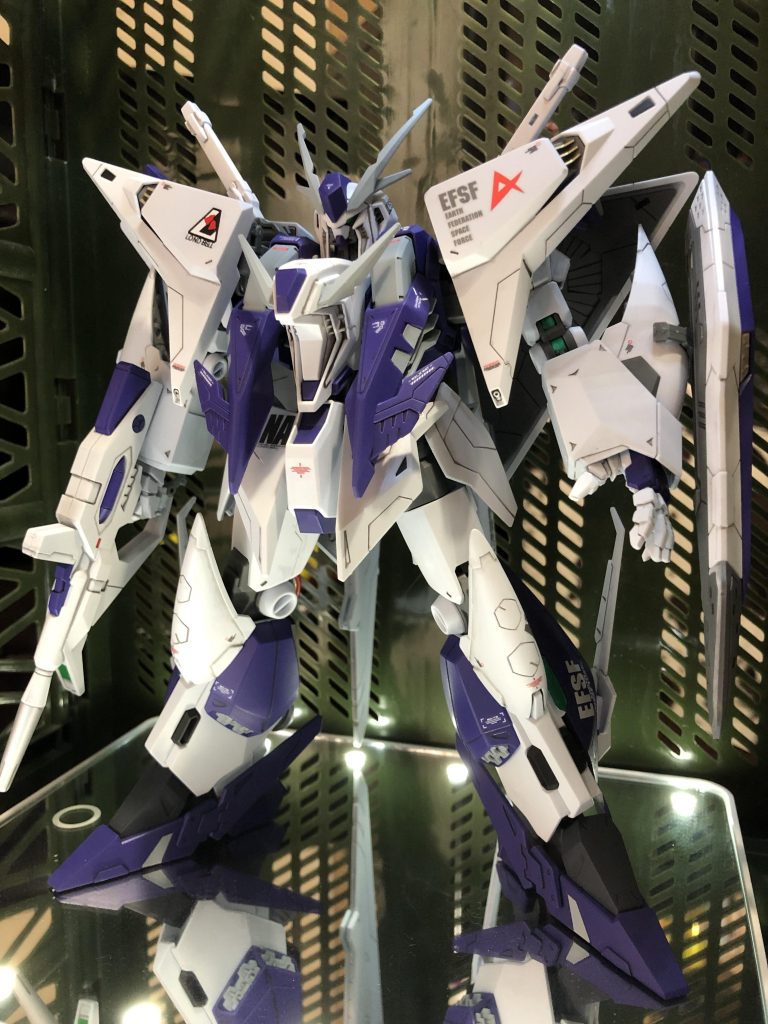 最初のクスィーガンダム。一番にやりたかった妄想アムロ機✨