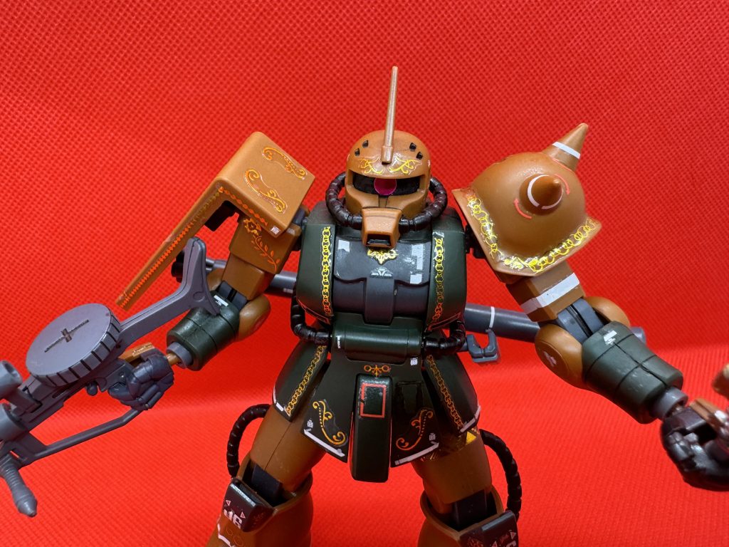 HG 1/144 ザクII(ガルマ専用機) その2