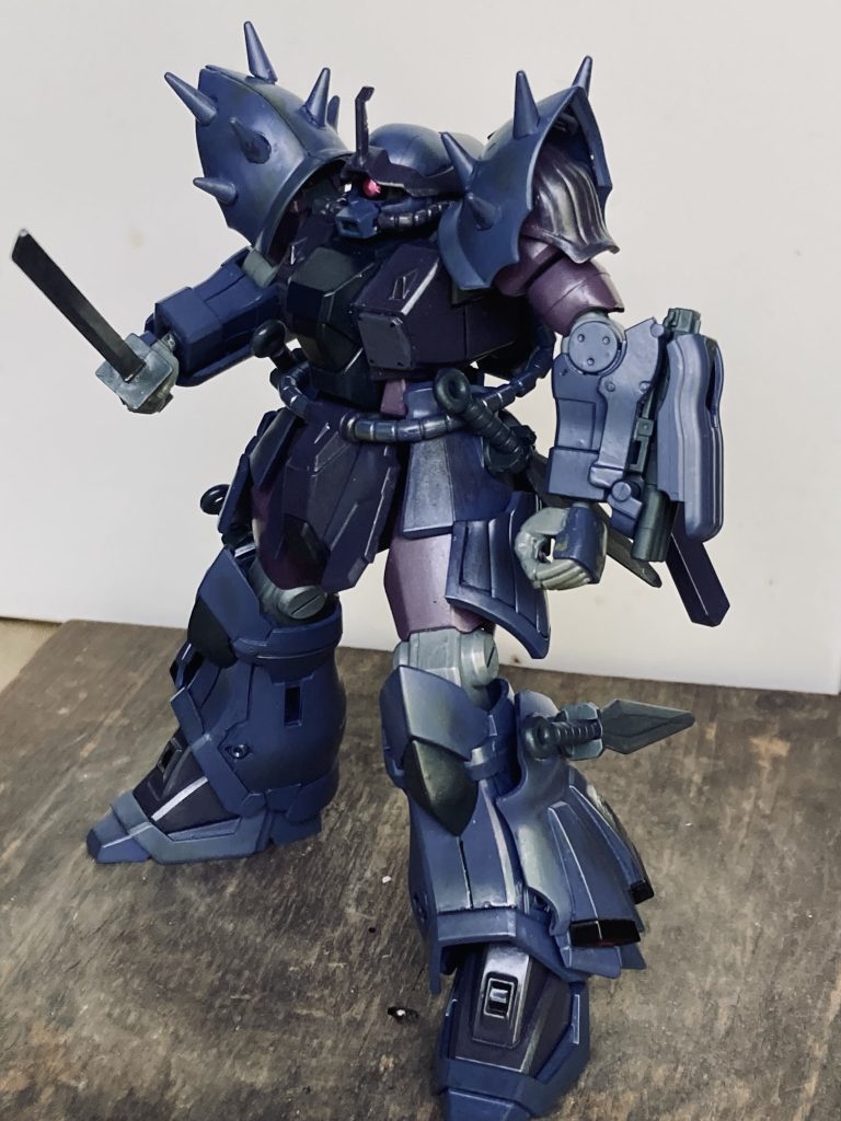 作成に関しては素直に組んであります。もともと、とても良いプロポーションですし、充分かっこいいですね。^_^