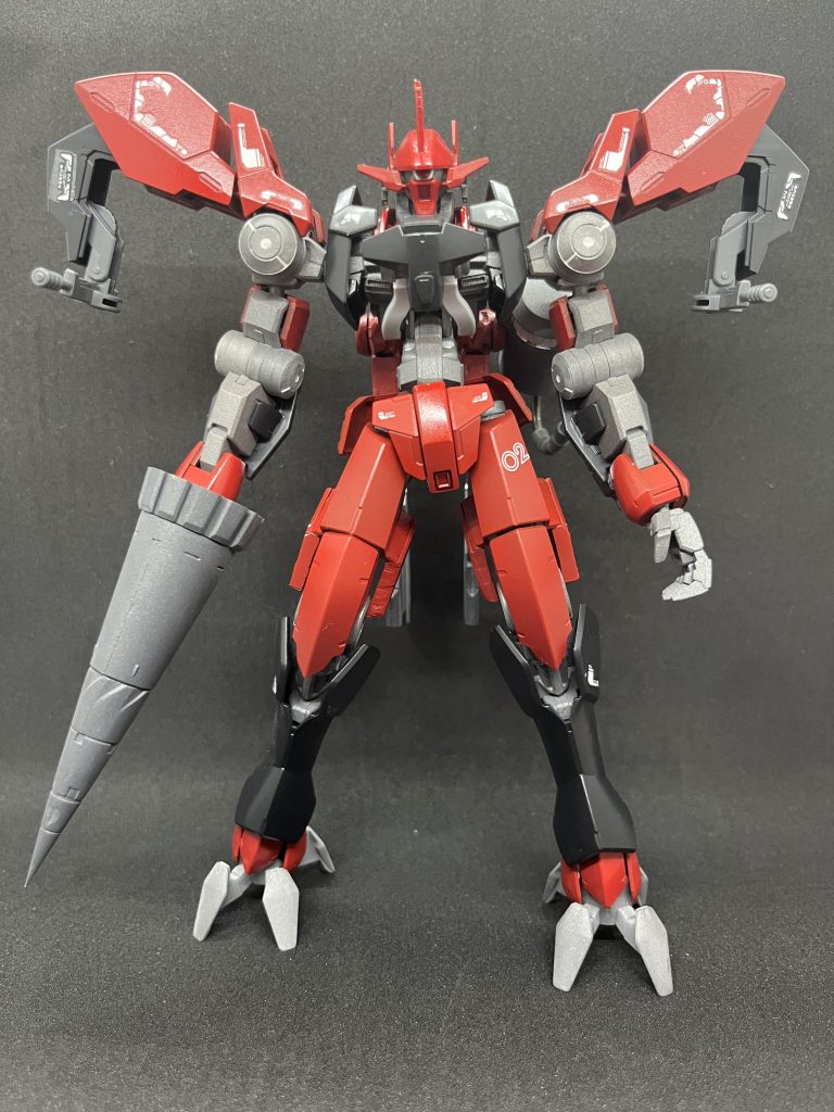 肩の武器を展開するとこんな感じ