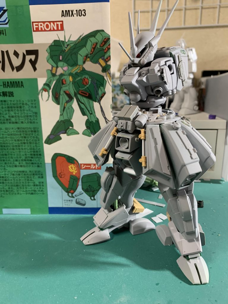 旧キット　1/144 ハンマハンマ改修–6枚目/制作者：ミヤさん