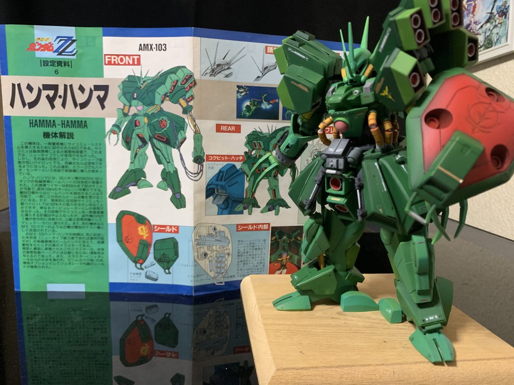 ミキシング制作です。水星の魔女のディランザをメインに、その他ジャンクパーツを混ぜて制作しています。以下、制作過程など