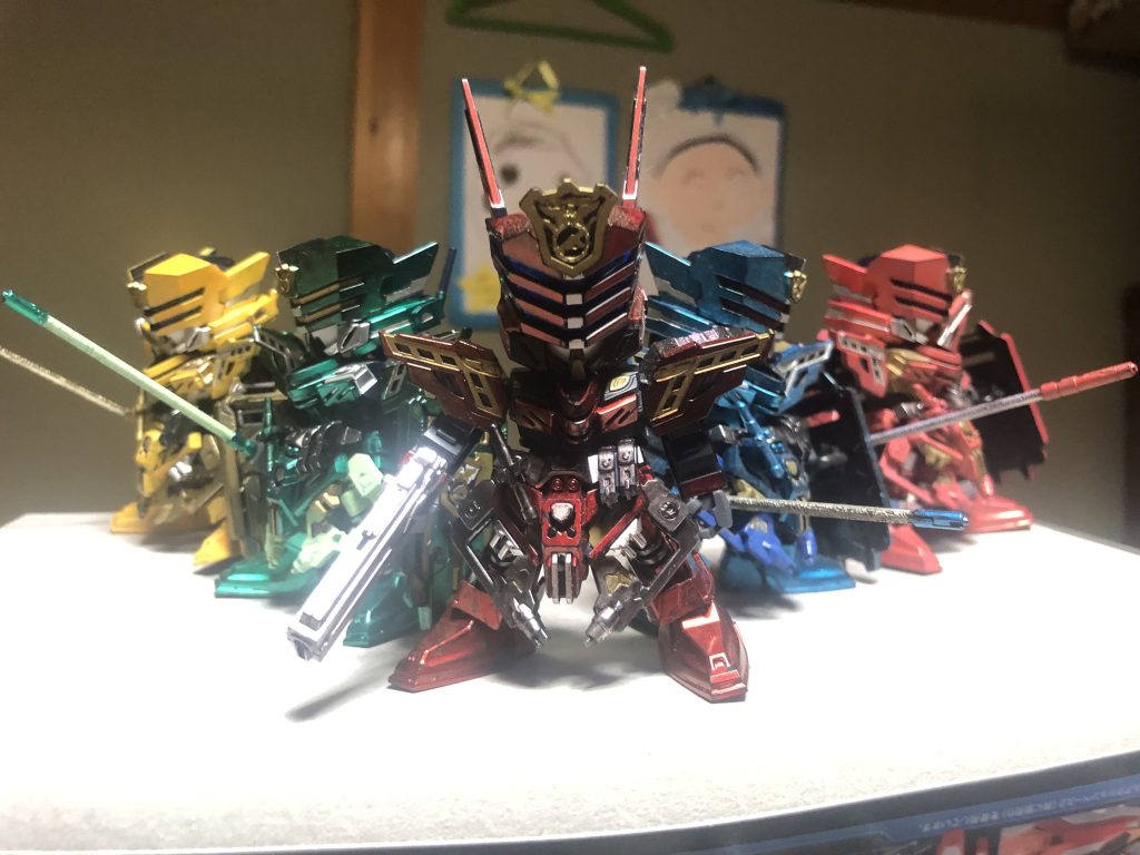 おまけ:戦隊ヒーロー風ヴェルデバスター軍団