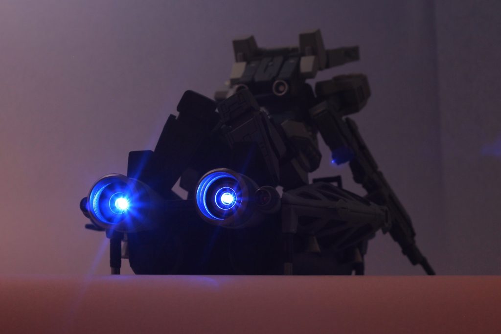 バーニアも光ります。大きいやつだけですけど。